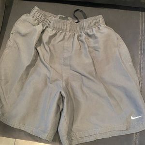 Mens Small Gray Nike swimwear